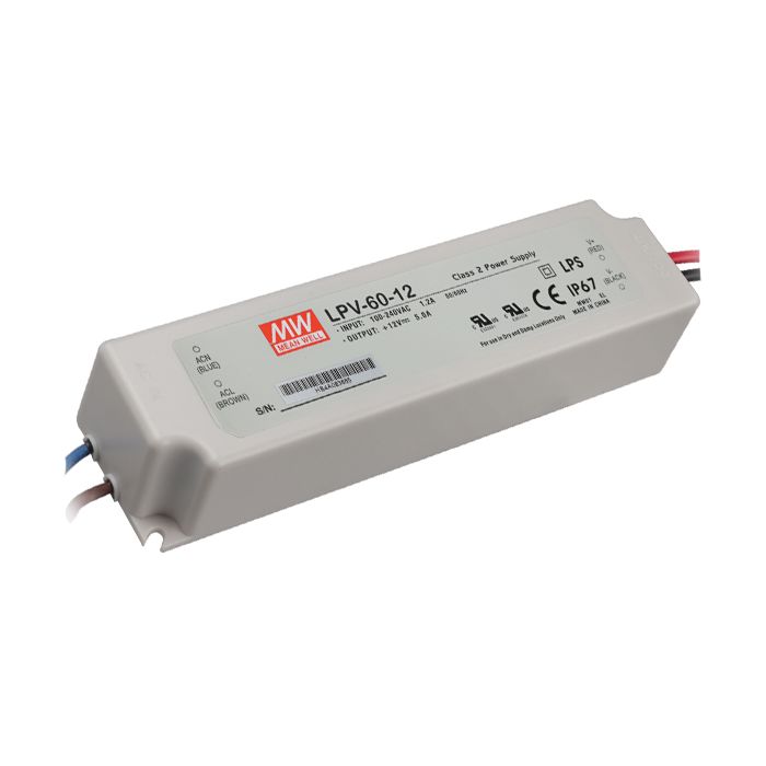 MEAN WELL LPV-60-12TF Constant Voltage LED Driver 60W 12V