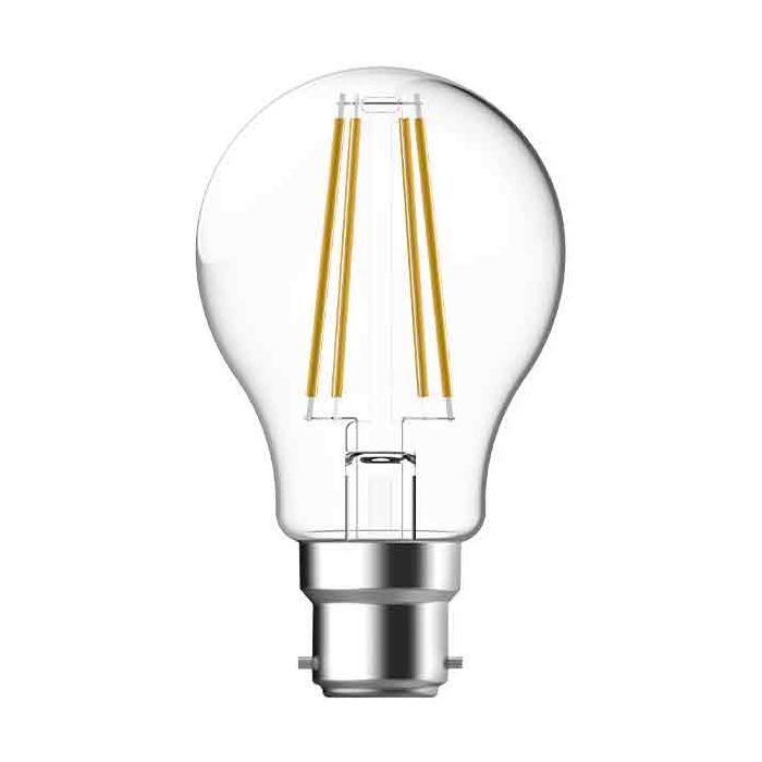 Megaman LED B22 Clear Filament Dimmable GLS 7.2W Warm White