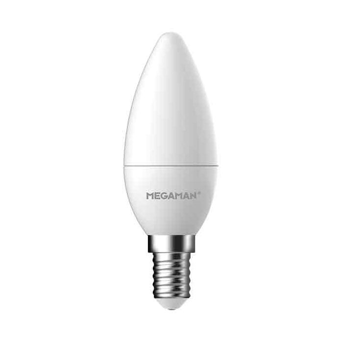 Megaman LED E14 Opal Dimmable Candle 5.5W Warm White