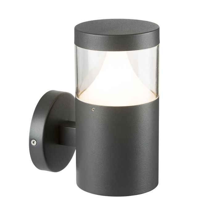 MLA Knightsbridge GDL1 Anthracite Grey Outdoor LED Ready Wall Light Fitting IP54 GU10 35W Max