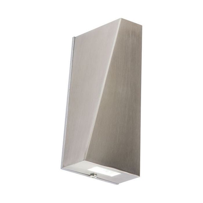 MLA Knightsbridge NH022W Stainless Steel LED Up and Down Wall Mounted Light IP44 6W 230V