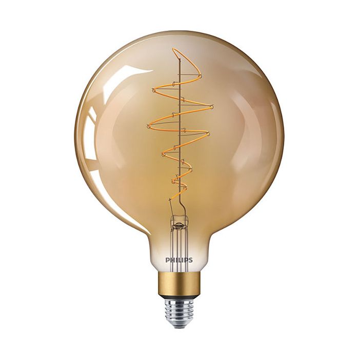 Philips Dimmable LED 7w Classic Giant Gold G200 Globe E27