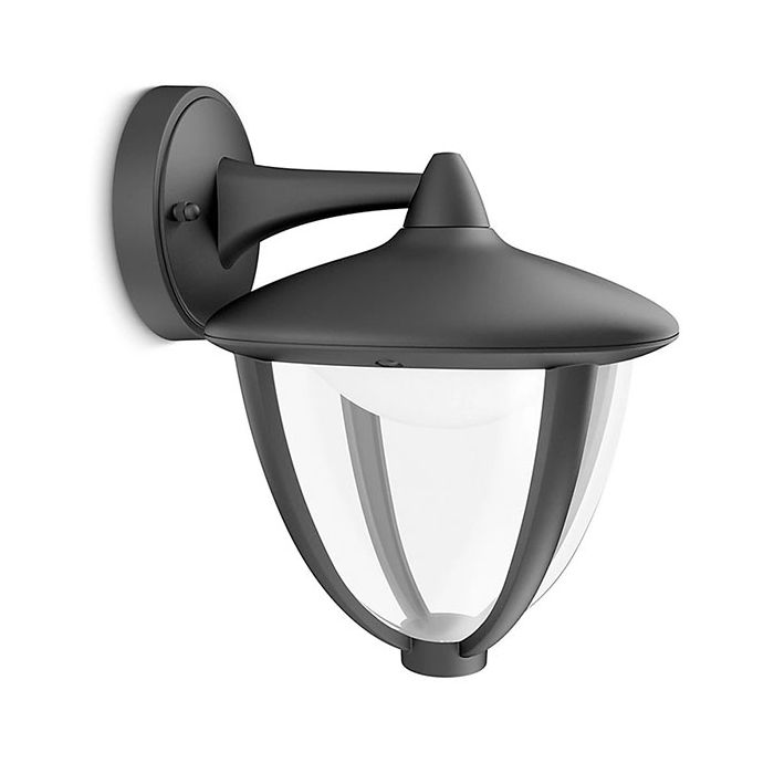 Philips Robin 4.5W Black LED Outdoor Wall Light