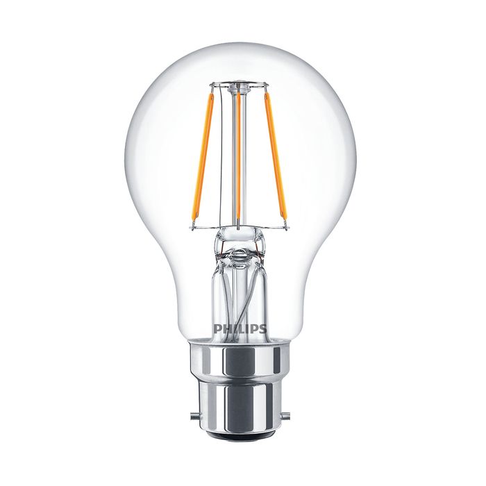Philips Signify CLA LED bulb ND 4-40W B22 827 A60 CL