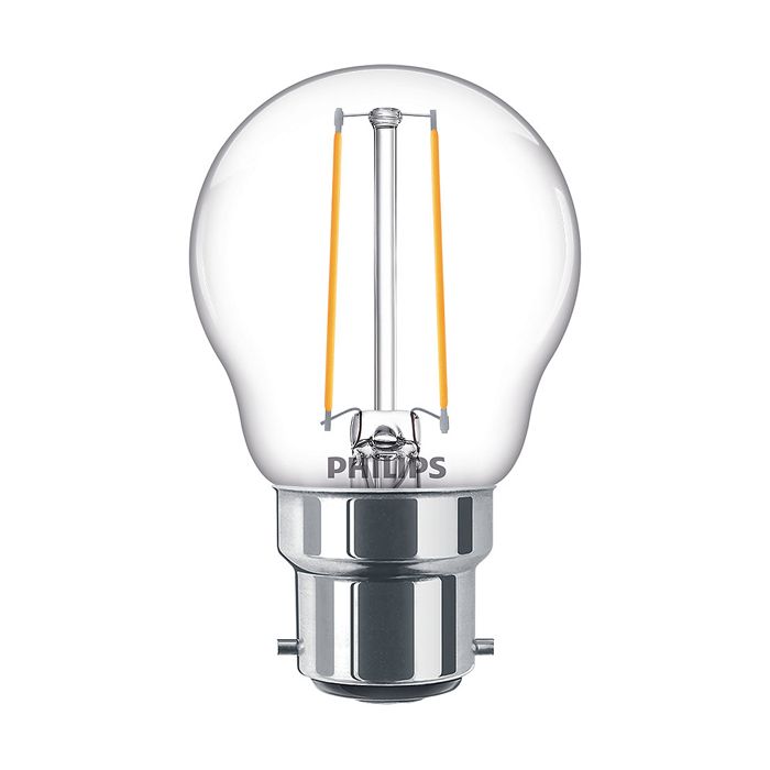 Philips Signify CLA LEDLuster ND 2-25W P45 B22 827 CL