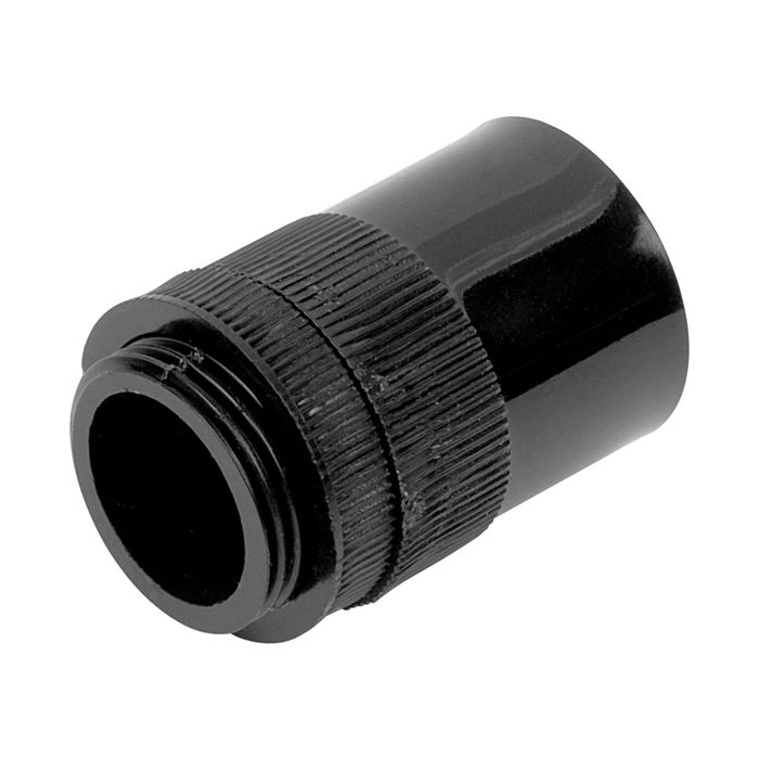 PVC Conduit Male Adaptor - 20mm Black