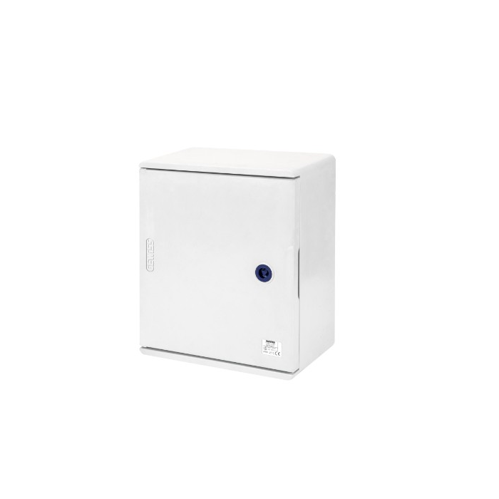 GEWISS IP66 ENCLOSURE WITH BLANK DOOR FITTED WITH LOCK 250X300X160