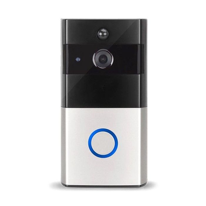 TCP Smart WiFi Doorbell Camera Silver 720 HD PIR Motion Sensor Battery Powered WDBPIRNV720P