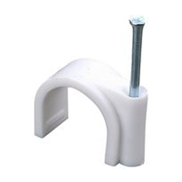 Tower RC7 7mm White Round Clips x 100
