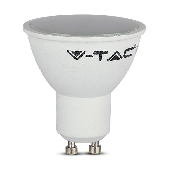 V-TAC LED GU10 5W 400 lumens Daylight 6000k 110 degree beam