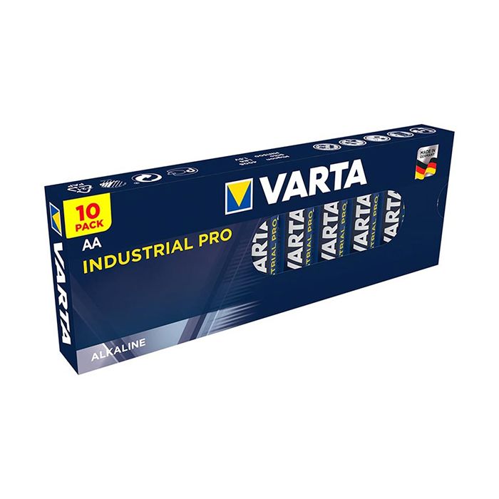 Varta AA Industrial Alkaline Battery 10 Pack
