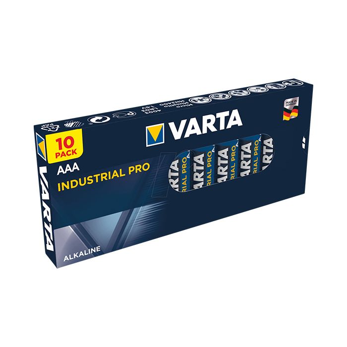 Varta AAA Industrial Alkaline Battery 10 Pack