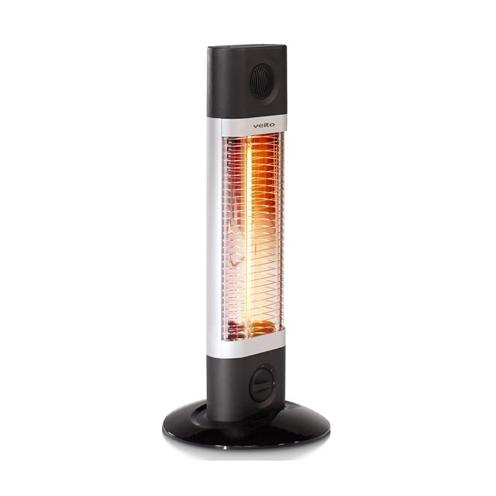 Veito CH1200LT Black Free Standing Carbon Infrared Heater 
