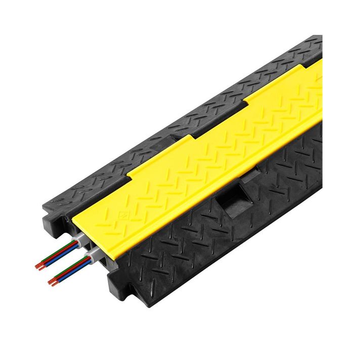 Vulcascot HDCVP/2 Heavy Duty Cable Protector - Black/Yellow 1m