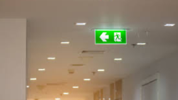 hospital and carehome emergency lighting